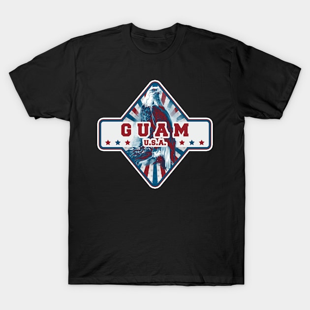 State of Guam american eagle T-Shirt by SerenityByAlex